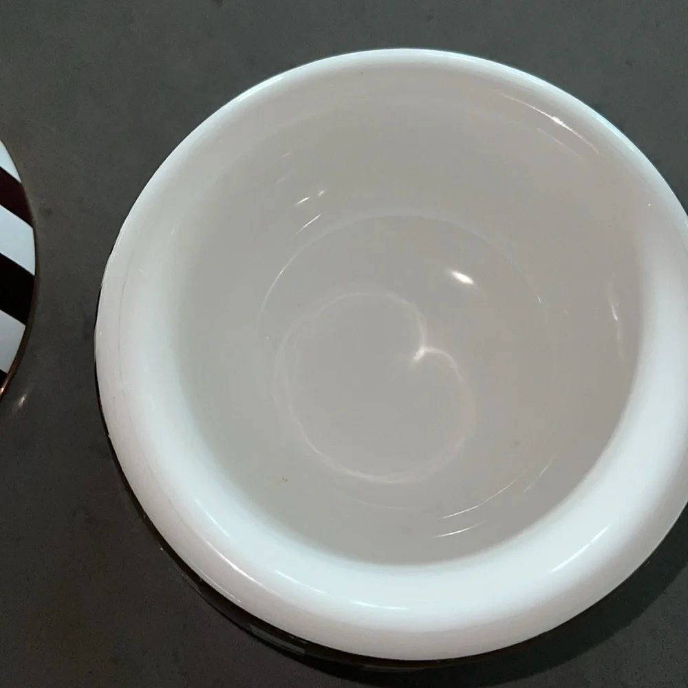 Henri Bendel Dog Dishes x2